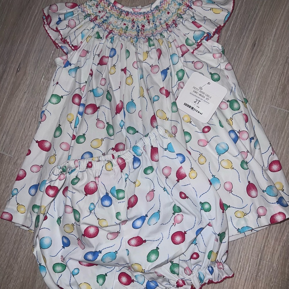 Colorful Toddler Balloon Print Set
